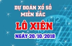 du doan xo so mien bac lo xien 20-10-2018