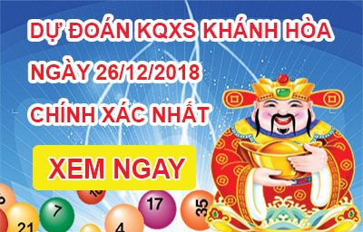 Du doan XSKH 26-12-2018